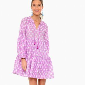 Tuckernuck Oliphant Virgo Lilac Balloon Sleeve Dress